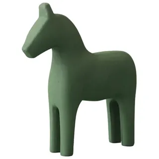 Garneck Deko Pferd Holz Holzpferd Figur Als Skandinavische Deko Für Wohnzimmer Schreibtisch Und Esstisch Dekoratives Hölzernes Pferd-Modell 18.00 X 16.00 X 5.00 cm