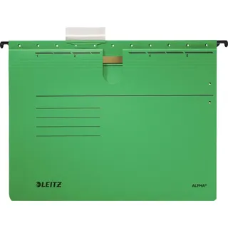 Leitz Hängehefter ALPHA® 1984 Karton grün DIN A4 1x kaufmännische Heftung, 5