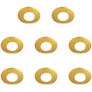 Auswahl Sorte + Menge - Kerzentülle Kerzeneinsatz Kerzenhalter Tropfenfänger aus Metall, für Baumkerzen, Puppenkerzen, Pyramidenkerzen Tafelkerzen und Teelichter - hier 8 Stück Tropfenfänger 22 mm