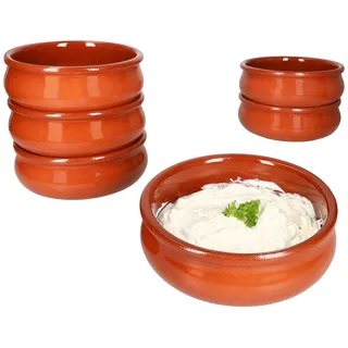 Mambocat BERLIN Cazuela Schale bauchig Braun 6-tlg.
