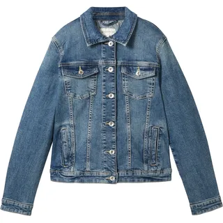 Tom Tailor Authentic Jeansjacke Used Dark Stone Blue Denim L