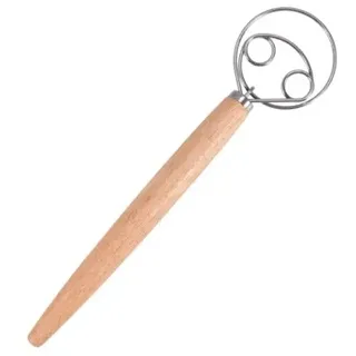 13-zoll-brotteigbesen, Professioneller Dänischer Teigbesen, Mixer, Schneebesen, Holzgriff