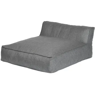 GROW Outdoor Lounge Modul 6 - Doppel-Chaiselongue Coal