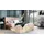 Boxspringbett Schlafzimmerbett Diona 160x200cm Stoff Rose inkl Bettkasten