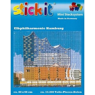 Stick it Steckpuzzle Elbphilharmonie Hamburg, 13000 Puzzleteile, Bildgröße: 80 x 66 cm