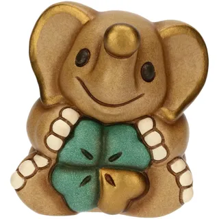 Thun - Mini-Elefant Elly Glücksbringer - Keramik - Kollektion Tiere - 5,1 x 4,6 x 5,5 cm
