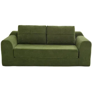 Modfu Schlafsofa, Grün, Textil, 178x61.5x96 cm, Wohnzimmer, Sofas & Couches, Schlafsofas