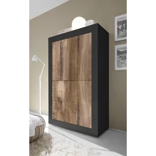 Home Affaire Highboard 102 x 162 x 43 cm Schwarz
