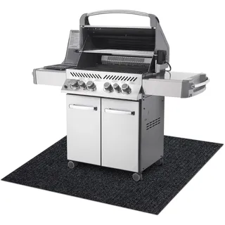 Grillschutzmatte GIN für die Terrasse, Outdoor - anthrazit 120x150 cm