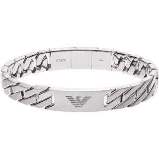 Emporio Armani EGS2435040 Edelstahlarmband silber 20,5 cm