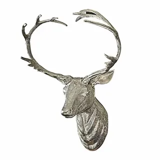 Mirabeau Weihnachtsfigur Deko-Hirschgeweih Amirak silber (kein Set, kein Set) silberfarben