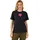 W Head Ss Tee Schwarz/Pink XS
