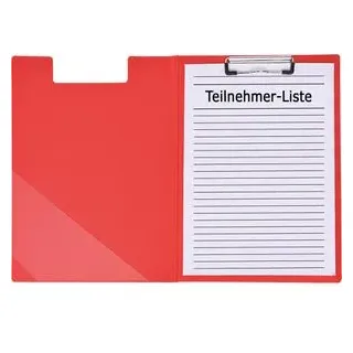 FolderSys Klemmbrett A4 Rot