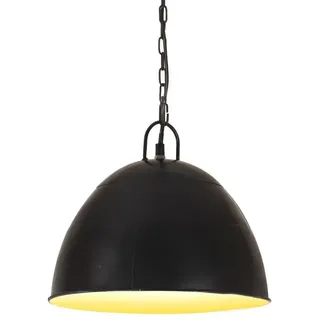 vidaXL Vintage Industriestil 1-flg. 31 cm rund schwarz