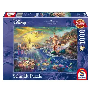Schmidt Thomas Kinkade Kleine Meerjungfrau - Arielle Puzzle, 1000 Teile