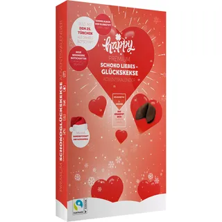 Adventskalender 2025 Glückskekse aus Schokolade – mit herzerwärmenden Liebes-Sprüchen & Überraschungen | Liebes-Adventskalender mit Achtsamkeit, Selbstliebe & Motivation | Geschenkidee Erwachsene