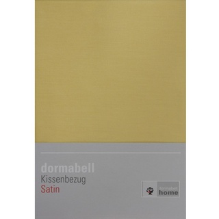 dormabell Kissenbezug Satin gelb - 80x80 cm