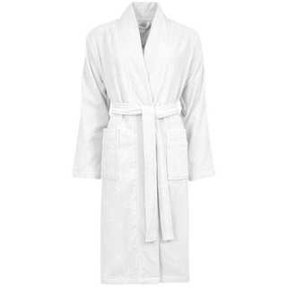 bugatti Damenbademantel Paola Kimono Velours, Kimono, 100% Baumwolle weiß XL