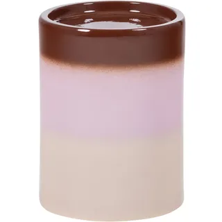 Woood Beistelltisch Ollo - Keramik Rosa / Braun, Ø 35 x 44 cm