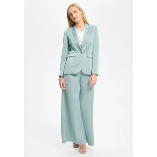 SWING Jackenblazer - Einknopf-Blazer aus Satin Taillierter Schnitt 42