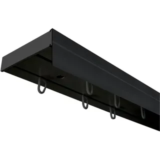 SN DECO GROUP Gardinenschiene SH 2-läufig Ø 7,7 mm 120 cm Schwarz