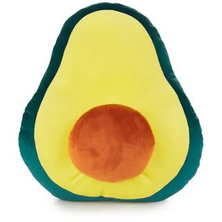 balvi Kissen Fluffy Avocado Pip Farbe Grün Kissen in Form Einer Avocado Polyester