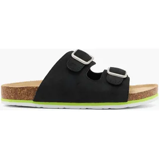 Vty  Tieffuß Pantolette Schwarz, Kinder, Größe: 33, Material: PVC/Textil - Vty  Tieffuß Pantolette Schwarz, Kinder, Größe: 33, Material: PVC/Textil - man - Schwarz