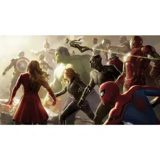 KOMAR Avengers Final Batt 500 x 280 cm, Tapeten - Wandverkleidungen, Fototapeten