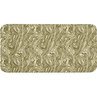 BADEMATTE Abstrakt - Marmor - Grün Badezimmerteppich 120x60 cm