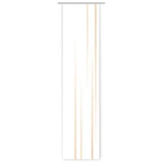 gardinen-for-life Schiebegardine Linia Curry Light Flächenvorhang HxB 260x60 cm - B-line weiß