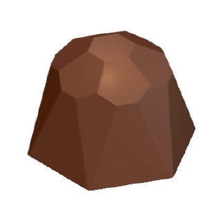 Schokoladenform, Diamant 10 g, eckig