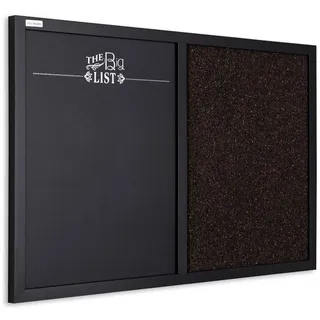 ALLboards Kombinations-Tafel 60 x 40 cm Schwarz