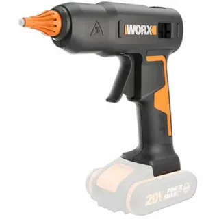 WORX Heißklebepistole, »PowerShare«, 20V, kabellos, schwarz-orange