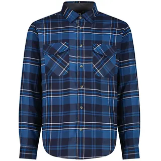 CMP Langarmhemd Blau 3XL