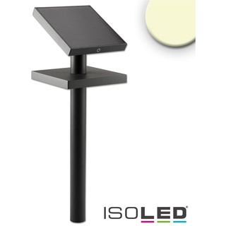 ISOLED LED Solar-Wegleuchte / Gartenleuchte mit Helligkeitssensor + Erdspieß, 1.3W, IP54, warmweiß ISO-114543