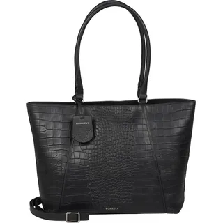 Burkely Cool Colbie Shopper Baumwolle/Leder/Synthetik Black