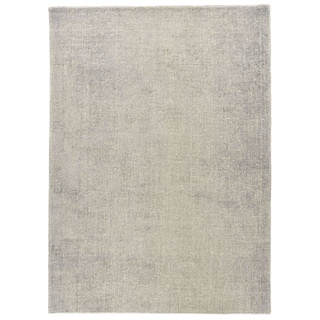 Tom Tailor Handtuft-Teppich Groove 140 x 200 cm Mischgewebe Silber