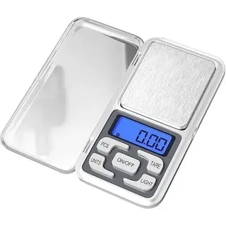 Küchenwaage Digitale Professionelle, 0.01 g-500 g, Mini Digitalwaage Multifunktions mit Lcd Display und Tara Funktion, Taschenwaage klein für