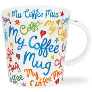 Dunoon Tasse Becher Cairngorm My Coffee Mug 0,48l Fine Bone China Porzellan 480 ml, 1-tlg., Porzellan, Spülmaschinengeeignet bunt