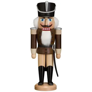 Seiffener Volkskunst eG Nussknacker Husar 37 cm braun