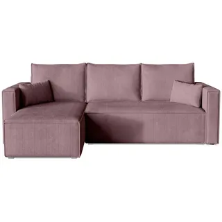 Ecksofa  Top , rosa/pink , Maße (cm): B: 230 H: 85