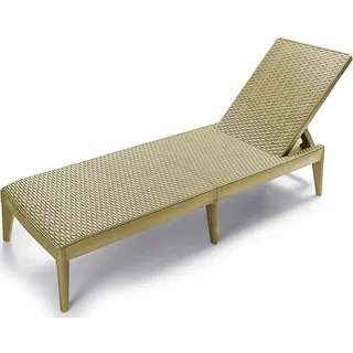 Ondis24 Numana Sonnenliege 183 x 57 x 29 cm Cappuccino