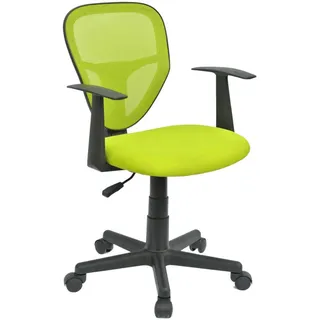 CARO-Möbel Kinderdrehstuhl Textil Grün