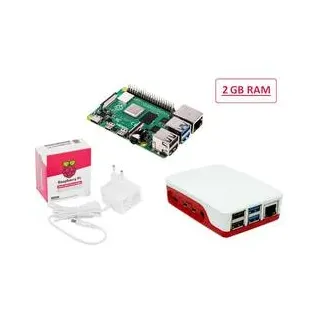 Raspberry Pi® Essentials Kit Raspberry Pi® 4 B 2 GB 4 x 1.5 GHz inkl. Netzteil, inkl. Gehäuse