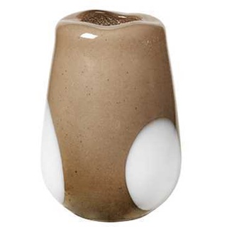 Broste Copenhagen - Broste Copenhagen Vase 'Ada Dot' Simply Taupe Warm Grey