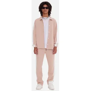 COFI Casuals Jogginganzug Jogginganzug Set Stripe mit Streifen Jacke Hose beige|braun M
