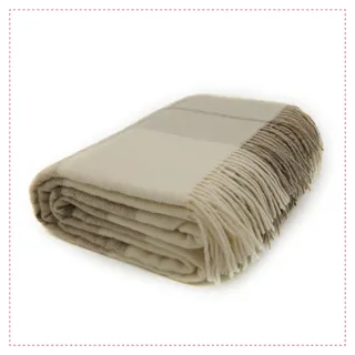 fair de luxe Kuscheldecke 150 x 200 cm Braun/Kariert