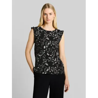 Tom Tailor Loose Fit Crinkle Top Schwarz S