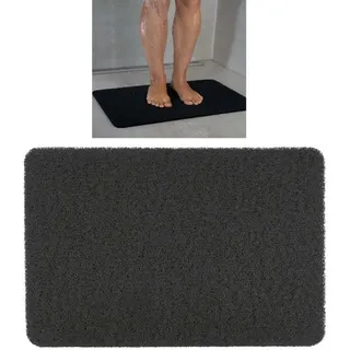 HYDRO WONDER Duschmatte Badematte Dusche Einlage Antirutschmatte Schwarz, Rechteckig, Rutschfest, 40 x 60 cm schwarz