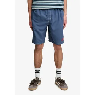 Superdry Badeshorts "CARGO 19 BOARDSHORT", Herren, Gr. XL, N-Gr, blau (vintage indigo), Polyester, unifarben, Badehosen Badeshorts